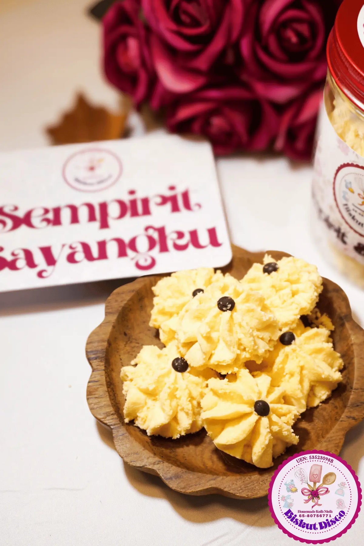 Semperit Sayangku / Traditional Malay Custard Butter Cookies (Pre-order)