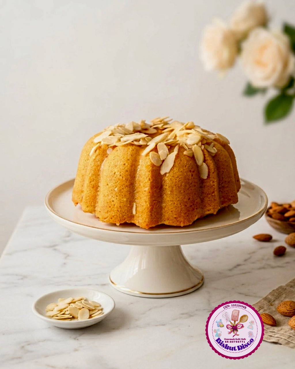 Sugee Mãi Cake / Traditional Kristang Style Sugee 6” Bundt Cake (Pre-Order)