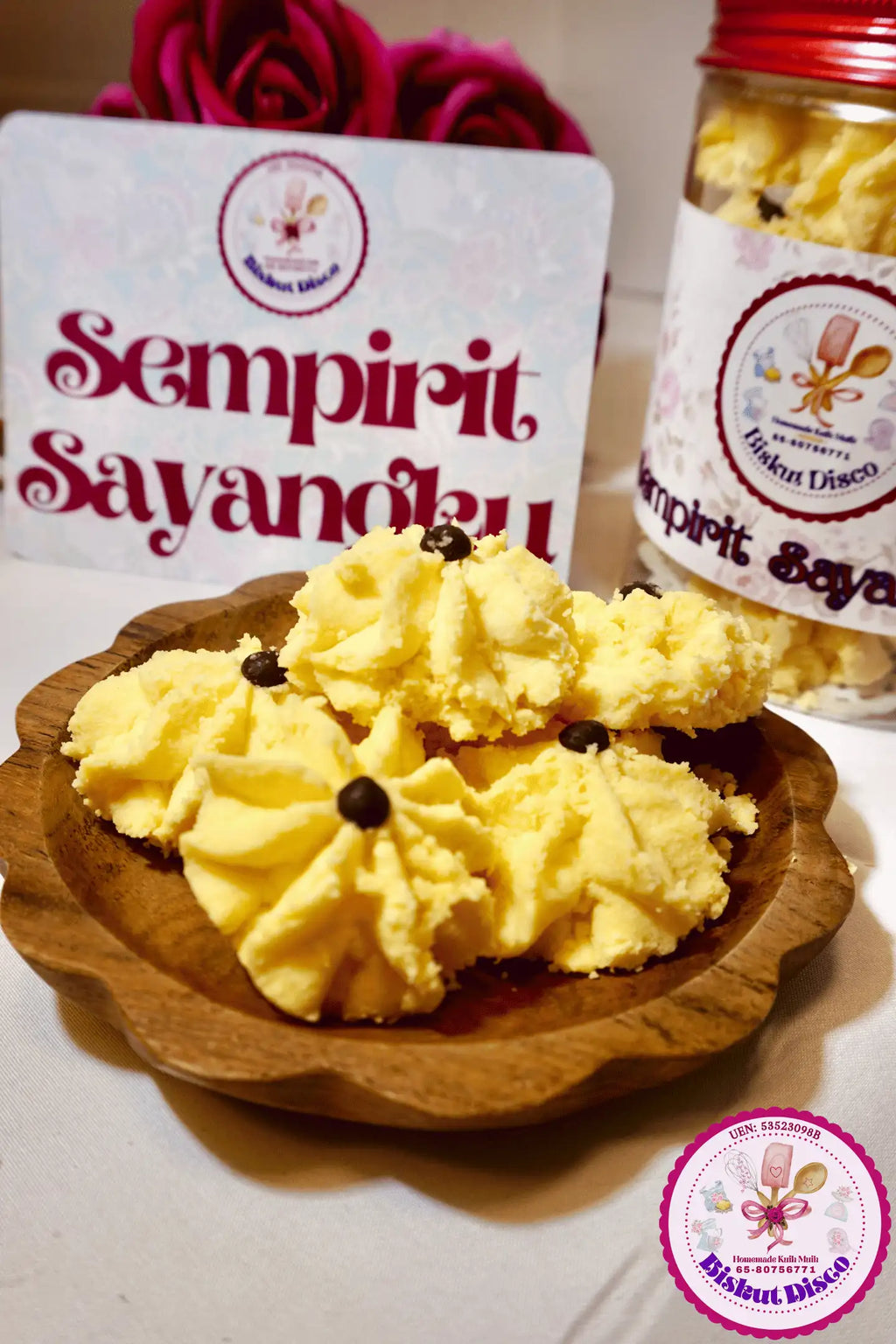 Semperit Sayangku / Traditional Malay Custard Butter Cookies (Pre-order)
