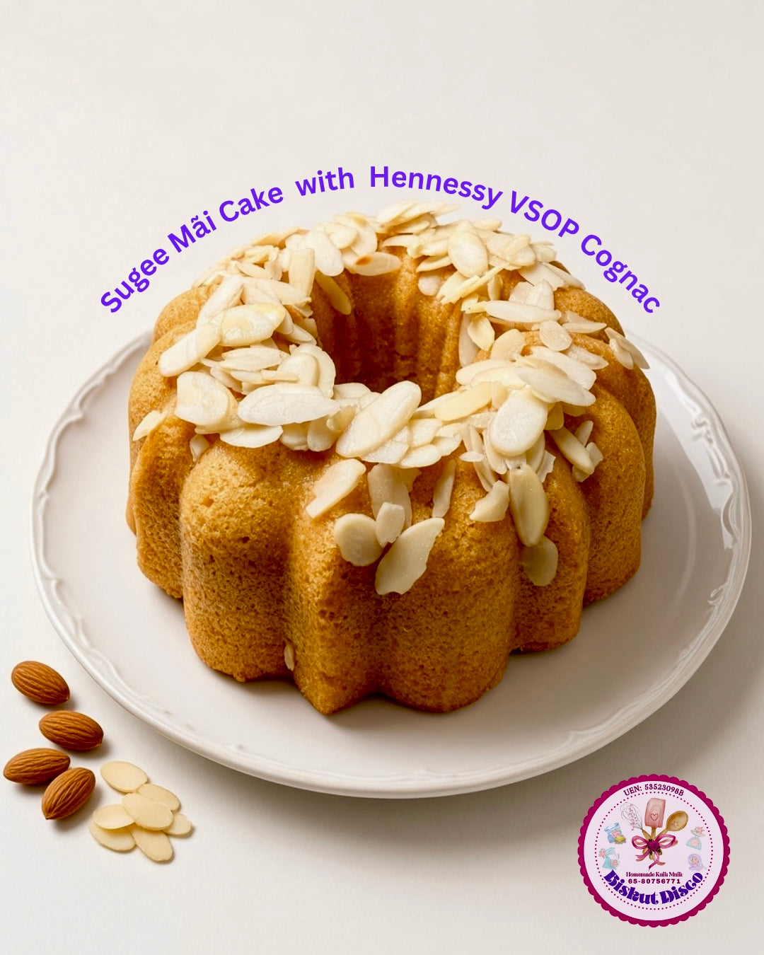 Sugee Mãi Cake / Traditional Kristang Style Sugee 6” Bundt Cake (Pre-Order)