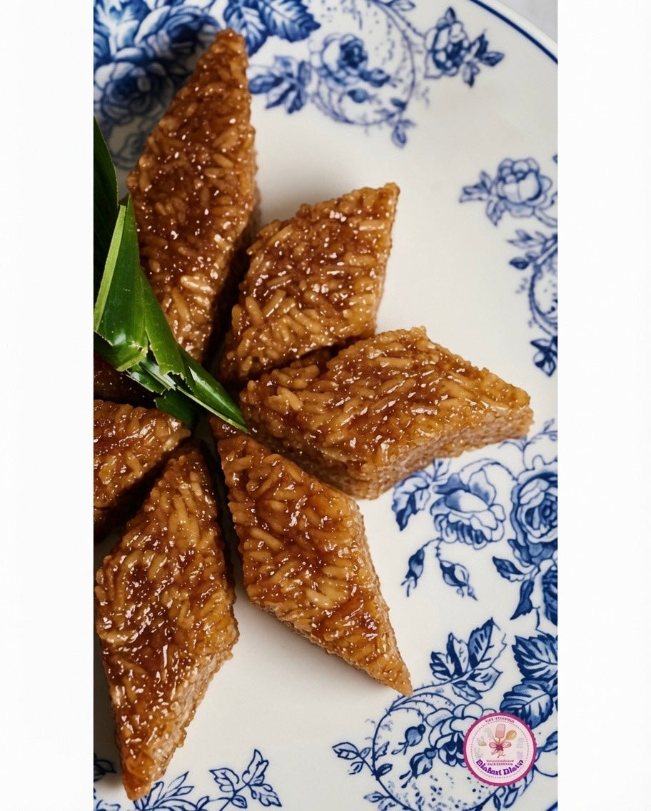 Wajek Chetti / Traditional Chetti Melakan Pure Palm Sugar Enriched Steamed Glutinous Rice Cake (Pre-Order)